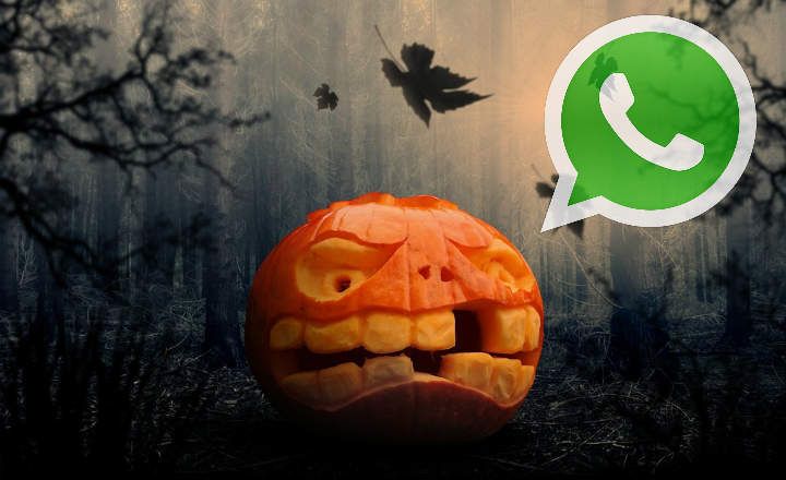 Helovino jaustukai ateina į WhatsApp Nepraleiskite jų!