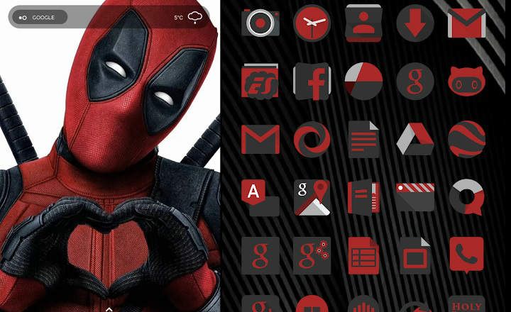 Android temos: Deadpool | Tinkinkite savo mobilųjį telefoną!
