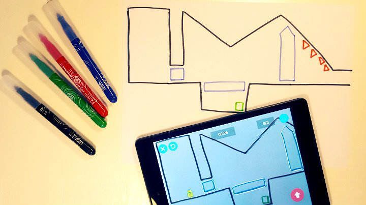 Desenhe o seu jogo: pegue papel, marcadores e desenhe seu próprio jogo