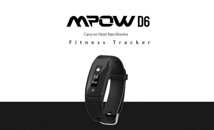 MPOW D6 Smart Fitness Tracker, the best low-cost activity tracker