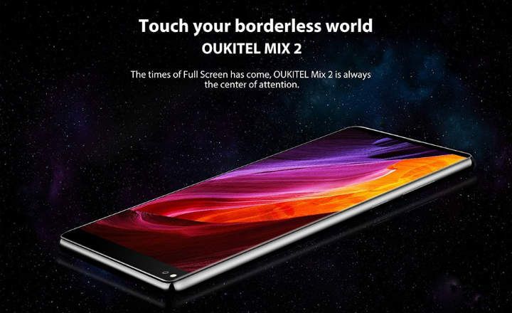 Oukitel Mix 2 pārskatā, bezrāmju mobilais tālrunis ar 21,0 MP un 6 GB RAM