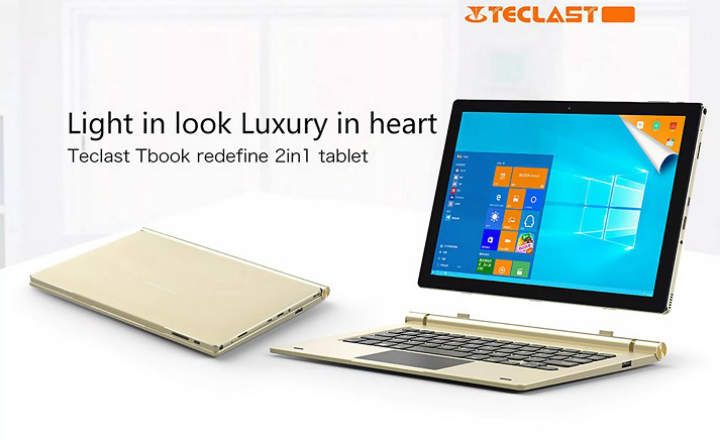 Teclast Tbook 10 S in review, economic dual tablet (Win + Android) with 4GB RAM