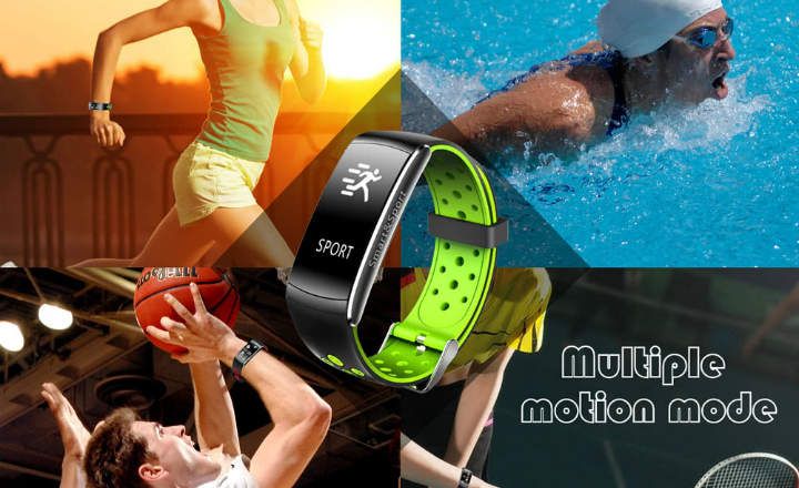 Q8 Smart Wristband, IP67 ūdensizturīga viedā aproce