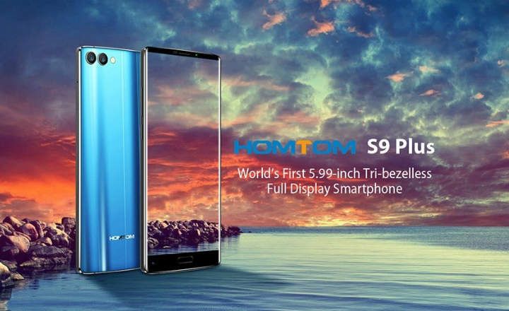 Homtom S9 Plus, 6 collu bezrāmja mobilais tālrunis ar 4050 mAh akumulatoru