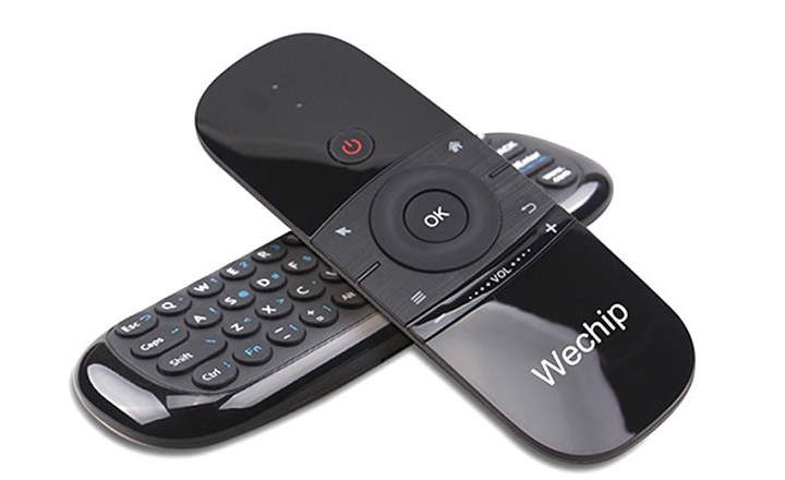 Wechip W1 Air Mouse apžvalga, elegantiškas valdiklis su belaide klaviatūra