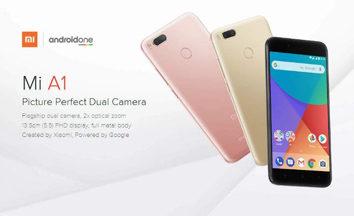The Xiaomi Mi A1 lands in Europe at the hands of Geekbuying