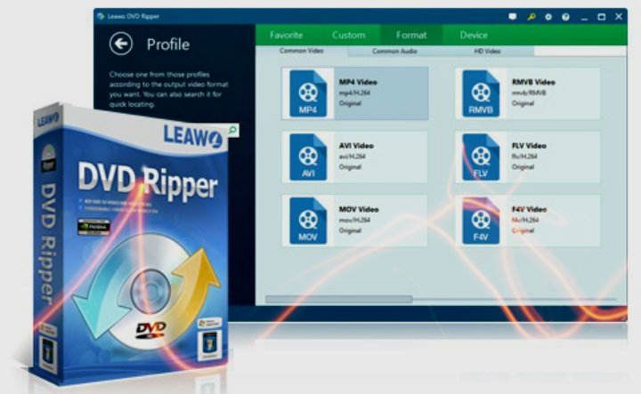 Leawo DVD Ripper: geriausia darbalaukio programa, skirta DVD kopijuoti