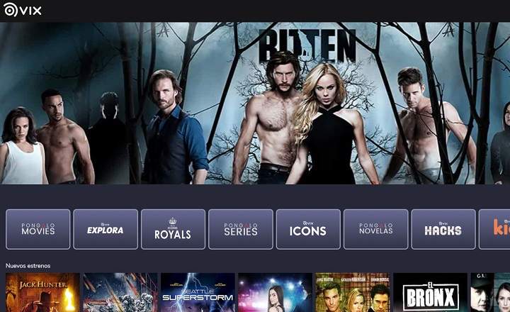 VIX, app to watch movies, novels and series for free in Spanish